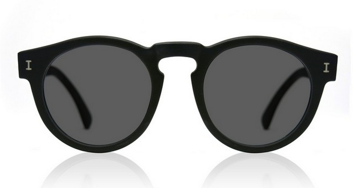 Очки черный розовый. Uma Wang Round-frame Sunglasses.