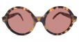 Sophia Round Oversized Acetate Frame Sunglasses