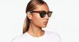 Acetate Wayfarer Frame Sunglasses