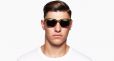 Acetate Wayfarer Frame Sunglasses