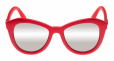 Le Specs Peach Pit Red Hot Rubber