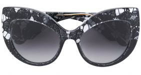 Oversized cat-eye sunglasses