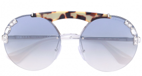 Round embellished sunglasses