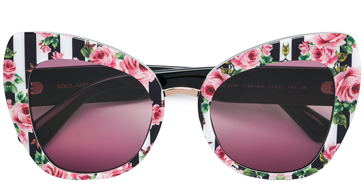 dolce and gabbana butterfly sunglasses
