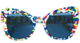 MULTICOLORED BUTTERFLY SUNGLASSES