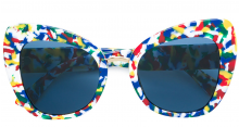 MULTICOLORED BUTTERFLY SUNGLASSES