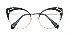MIU MIU EYEWEAR cut-out cat eye glasses