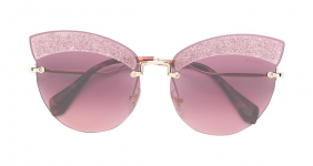 MIU MIU EYEWEAR Runaway show glitter sunglasses