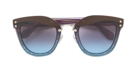 MIU MIU EYEWEAR glitter frame sunglasses