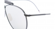 THOM BROWNE EYEWEAR mirrored aviator sunglasses