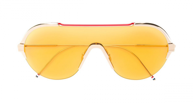 THOM BROWNE EYEWEAR aviator sunglasses