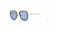 THOM BROWNE EYEWEAR Navy & 18k Gold Sunglasses