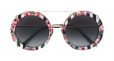 DOLCE & GABBANA EYEWEAR Limited Edition clip-on round sunglasses