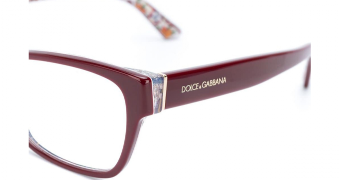 DOLCE & GABBANA EYEWEAR rectangular glasses