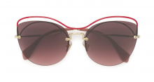 MIU MIU EYEWEAR oversized embellished sunglasses