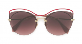 MIU MIU EYEWEAR oversized embellished sunglasses