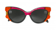 PRADA EYEWEAR velvet cat-eye sunglasses