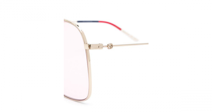 GUCCI EYEWEAR tinted aviator sunglasses