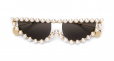 GUCCI EYEWEAR pearl-embellished sunglasses