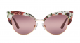 DOLCE & GABBANA EYEWEAR cat-eye floral sunglasses