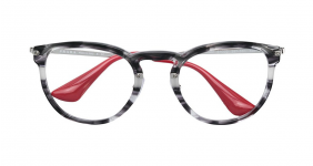 PRADA EYEWEAR round frame glasses
