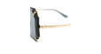 DOLCE & GABBANA EYEWEAR hexagonal metal sunglasses