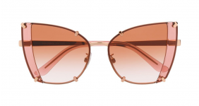 DOLCE & GABBANA EYEWEAR faceted butterfly sunglasses