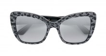 DOLCE & GABBANA EYEWEAR glitter leopard-print sunglasses