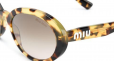 MIU MIU EYEWEAR oval shaped sunglasses
