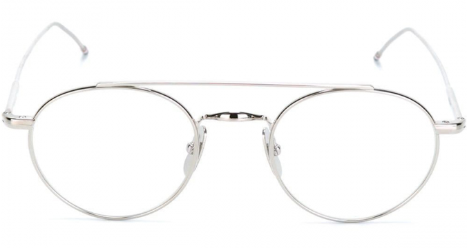 THOM BROWNE EYEWEAR round frame glasses