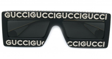 GUCCI EYEWEAR embellished logo sunglasses
