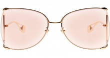 GUCCI GOLD PLATED OVERSIZED FRAME