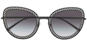 DOLCE & GABBANA EYEWEAR ornamented frame sunglasses