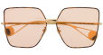 GUCCI EYEWEAR oversized square frame sunglasses