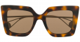 GUCCI EYEWEAR oversize-frame sunglasses