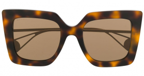 GUCCI EYEWEAR oversize-frame sunglasses