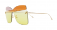FENDI Kaligraphy colour-block sunglasses